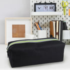 Fashion Stationery - Étui à crayons sport - 8.66 L x 3.15 W x 3.54 H po - Noir-2 compartiments à fermeture éclair