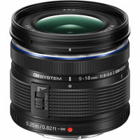 OM System - Objectif OM System M.Zuiko 9-18MM F4.0-5.6 II-Champ de vision ultra large de 18 à 36 mm (équivalent 35 mm)