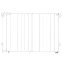 PawHut - Barrière pour chien large de 29 po à 44 po, 29 po H, barrière pour animaux avec fermeture automatique-La largeur s'ajuste de 29,3 po à 43,9 po l (74,5-111,5 cm), s'adapte à diverses ouvertures domestiques 
