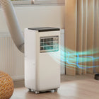 HOMCOM climatiseur portable 8000 BTU avec contrôle WiFi - blanc-Fonctionnalité 4-en-1 offrant refroidissement, ventilation, déshumidification et mode nuit 