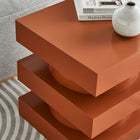 Modway - Perpetuate Totem Table d’appoint - Cayenne-Glissières de plancher sans marquage