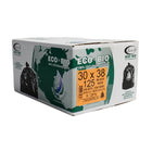 Eco II - Sacs à ordures Oxo-Biodégradable - 30 po x 38 po - extra fort - noir - paquet de 125-Paquet de 125