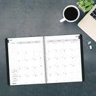 Blueline - Agenda Scolaire Mensuel - 11 po H x 8 1/2 po l - Noir - Anglais-Section notes