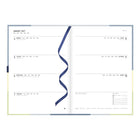 Letts of London - 2027 Agenda hebdomadaire et mensuel Gradient semaine sur deux pages – 8-1/4" x 5-7/8" – Couleurs assorties – Multilingue-Couverture laminée, rigide et mate
