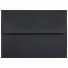JAM Paper - Enveloppes d'invitation A7 doublées d'aluminium - 5,25 x 7,25 - lin noir avec feuille d'argent - Paquet de 25-Ces enveloppes sont idéales pour les invitations, les cartes de voeux, les RSVP, les cartes de remerciement, les cadeaux d'anniversaire, les vacances et plus encore