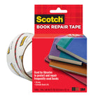 Scotch - Ruban adhésif pour livre - 2 po x 15 vg - 2 rouleaux-Se détend facilement