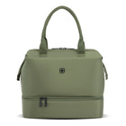 Swiss Gear - Sac de voyage Mini Weekender - Vert-Ouverture grand format à armature métallique de style Gladstone pour un emballage facile et une visibilité totale