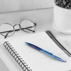 BIC - Stylo à bille Glide Original rétractable – 1,0 mm – bleu – paquet de 12-Ces stylos bleus ont une écriture ultra douce pour tous vos besoins en matière d’écriture et de stylo