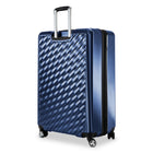 Ricardo Beverly Hills - Melrose Grande Valise Rigide de 30"  - Bleu-Poignée télescopique avec prise confortable: Offre un contrôle fluide et confortable dans les aéroports, les hôtels et lors des journées de voyage chargées