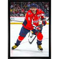 Alexander Ovechkin Washington Capitals - Toile encadree - 22" x 31"-Impression sur toile de qualité supérieure avec bordures enveloppées