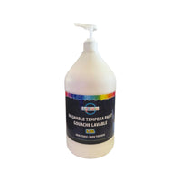 ArtWorks - Gouache lavable avec pompe - 3.78 L, blanche-Chaque gallon comprend une pompe ! Il n'est pas nécessaire de l'acheter séparément