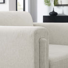 Modway - Visible Tissu Fauteuil - Ivoire-Ressorts hélicoïdaux enchevachés