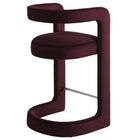 Modway - Winslow Performance Velvet Tabouret de comptoir - Mûrier-Entièrement assemblé