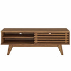 Modway - Render 48 po Meuble TV, Noyer-Deux trous de gestion des câbles