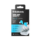 Skullcandy - Écouteurs boutons 100 % sans fil à isolation sonore Dime 2 - Gris/Bleu-Résistance IPX4 à l'eau et à la transpiration