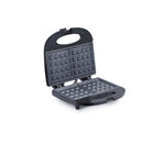 Commercial Chef - Gaufrier mini gaufrier antiadhésif, 750 W - noir-Plaques antiadhésives pour un nettoyage facile.