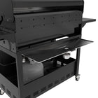 Kenmore - Barbecue au gaz XL à 6 brûleurs avec brûleur latéral - Noir-Grille de maintien au chaud en fil revêtu de porcelaine