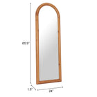 Zuo - Miroir Tur - Naturel-Garantie limitée de 3 ans