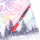 Pentel EnerGel Rétractable Stylo à Encre Gel (0,7mm), Rouge Ensemble Stylo et Encre Recharge-0.7mm