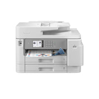 Brother - Imprimante multifonction jet d'encre sans fil Brother INKvestment Tank MFC MFC-J5955DW - Couleur-Qu'il s'agisse d'imprimer du matériel promotionnel accrocheur, des présentoirs de point de vente, des affiches éducatives, des documents financiers grand format ou tout autre document nécessitant des couleurs vives, cette imprimante peut répondre aux demandes d'impression professionnelles