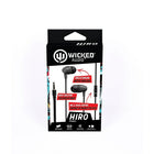 Wicked Audio Hiro écouteurs-boutons câblés avec microphone noir-Longueur du cordon : 4 pi/1,2 m