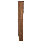 Modway - Render Par-dessus les toilettes Armoire de rangement de salle de bain in Noyer-Étagères ajustables
