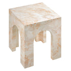Modway - Valen Carré intérieur - Terrasse extérieure Béton voûté Table d’appoint - Honey Onyx-8