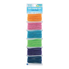 Clubhouse Crafts - Cordon élastique épais scintillant, 6 couleurs, 18 mètres, 6 paquets-Idéal pour les perles de poney !
