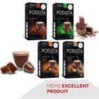 PODiSTA - Assortiment de chocolats chauds - Compatibles Nespresso originales - paquet de 60-Compatible avec toutes les machines de Nespresso, gamme originale