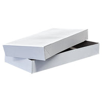 Eddie's - Boîte à vêtements - 2X - 11-1/2" x 5-1/2" x 1-1/2" - Blanc - Paquet de 100-Boîte cadeau