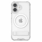 Blu Element - Étui DropZone Rugged MagSafe avec Kickstand pour iPhone 17 - Transparent-Niveau de protection - 400 chutes à 10 pieds