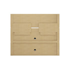 Manhattan Comfort - Centre de divertissement flottant Vernon 62,99 po style mid-century moderne - brun rustique et noir-10