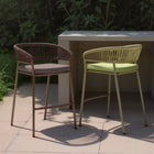 Zuo - Skye Tabouret de bar - Brun - Ensemble de 2-Dimensions: 25,4 po L x 22,4 po L x 39,2 po H