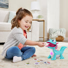 VTech - Zébulon, mon compagnon glouton - Français-Caressez sa tête ou appuyez sur ses boutons arrière pour entendre des phrases et des chansons sur la nourriture, les saveurs, les couleurs et les faits sur les axolotls.