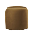 Modway - Nebula Velours Performance Rembourré Ottoman - Cognac-Capacité des ottomans : 275 lbs.