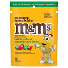 M&M's - Chocolat aux cacahuètes rouges et vertes - 165 g-Fabriqué avec des cacahuètes grillées et de vrais bonbons au chocolat au lait recouverts de coquilles de bonbons rouges et vertes pour les fêtes