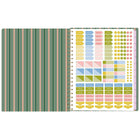 Cambridge - Cherrywood Lane Agenda hebdomadaire/mensuel 2026-2027 - 11 po H x 9 po l - Piper Stripe - bilingue-Un mois sur deux pages avec des blocs quotidiens ouverts, une section QuickNotes et des calendriers de référence des mois passés/à venir