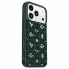 OtterBox - Étui Symmetry MagSafe avec Contrôle de la Caméra pour iPhone 17 Pro - Vert floraison dorée-Design ultra-élégant qui épouse les lignes de votre téléphone