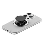 OhSnap - Snap 4 Luxe Support/Prise Extensible Pour Téléphone Cellulaire, Argent Pur-Rotation à 360 degrés