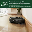 iRobot - Robot Roomba Plus 505 avec combo AutoWash-Technologie d’IA PrecisionVision. Reconnaît immédiatement les câbles, les chaussettes et même les excréments d’animaux, et se déplace rapidement autour d’eux. Identifie les dégâts secs et humides et répète les passages de nettoyage pour un ménage plus complet