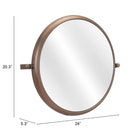 Zuo - Miroir Rand - Bronze-7