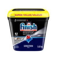 Finish - Quantum Ultimate - 82 Tablettes-Gère les saletés tenaces sans nécessiter de pré-rinçage