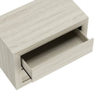 Manhattan Comfort - Table de nuit contemporaine Soren 32" à 2 tiroirs - Chêne blanchi-Disponible en chêne blanchi, chêne naturel et gris charbon