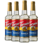 Torani - Sirop vanille -750 mL - paquet de 4-Essayez ce sirop et se délecter de sa bonté crémeuse !