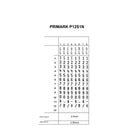METO - d'etiqueteuses Primark P12 S1N 10005862 - prix - numero d'article (1 ligne - 8 chiffres pour étiquettes 19x9 mm - pret pour une utilisation immediate)-Jusqu'à 8 caractères d'impression