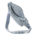 Nicci - Sac à bandoulière pour femme avec poche avant zippée - Bleu -Poche intérieure zippée et poche pour téléphone portable
