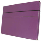 JAM Paper - Étui de transport pour dossiers minces avec bande élastique - 9 1/4 x 1/2 x 12 1/2 - Violet-Un excellent portfolio professionnel à utiliser à la maison, en classe, au bureau ou en déplacement