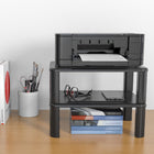 ShoppingAll - Monitor Stand Riser with 4 Adjustable Height-Black-8