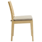 Modway - Ovard Bois et rotin Chaise à manger - Naturel-Épingles de plancher non marquées