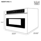 Kucht - Four micro-ondes encastré 24 po, 1,2 pi³ - Tiroir micro-ondes - Acier inoxydable-Démarrage automatique : programmez le tiroir micro-ondes pour qu’il commence la cuisson automatiquement 
